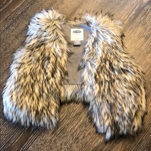 Old Navy fur vest